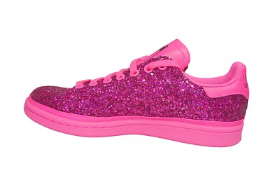 stan smith glitter pink
